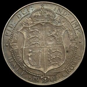 Great Britain, Half Crown 1902, Edward VII, KM 802, S 3980, Kva. Proof "Matte" let rens.