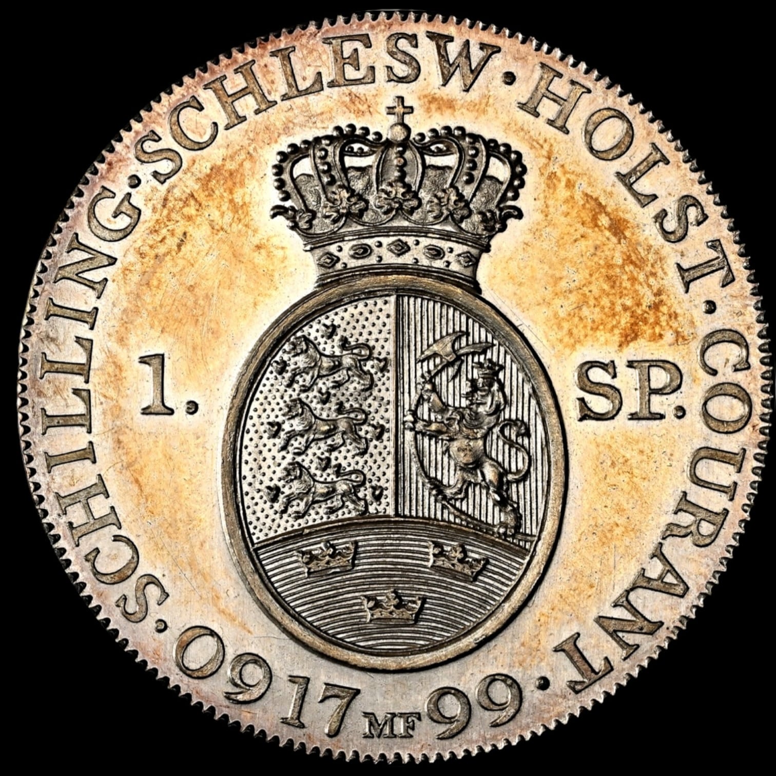 1799 MF, 1 speciedaler, Prøvemønt, Chr.VII, Nypræg, Sieg 53, Hede 39F, Bruun 7945, Kva. Proof, Graderet PF 64 CAMEO "TOP POP" - Image 4