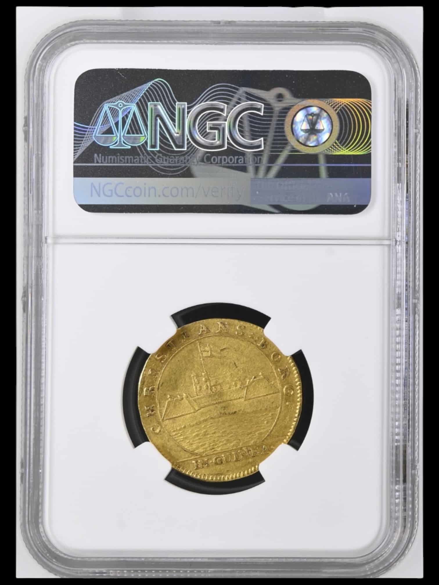 1701, 2 dukat, Fre.VI, Sieg 50, Hede 10, Schou 2, Bruun 7308, Kva. 1+, Graderet AU Details Bent af NGC, "Meget Sjælden" - Image 2
