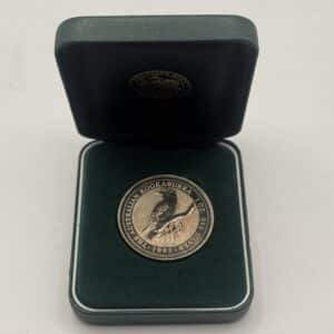 Australien, 1 Dollar 1999, Elizabeth II, 3th Portrait, Australian Kookaburra, 1 Oz Ag, KM 260, Kva. Proof