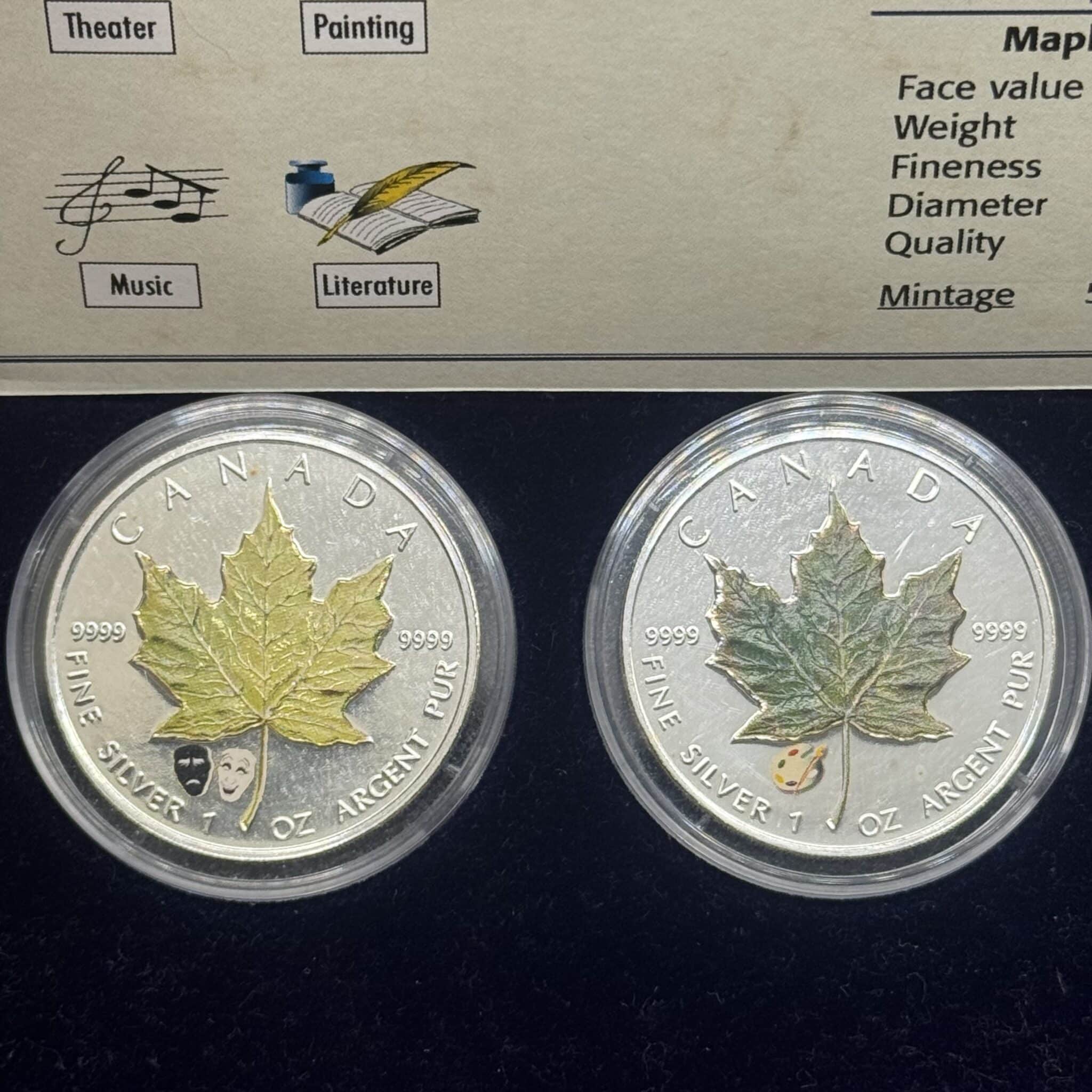 Canada, Four season set 2008, Maple Leaf, 4 stk 1 Oz Ag, Kva. 0 / UNC - Image 2