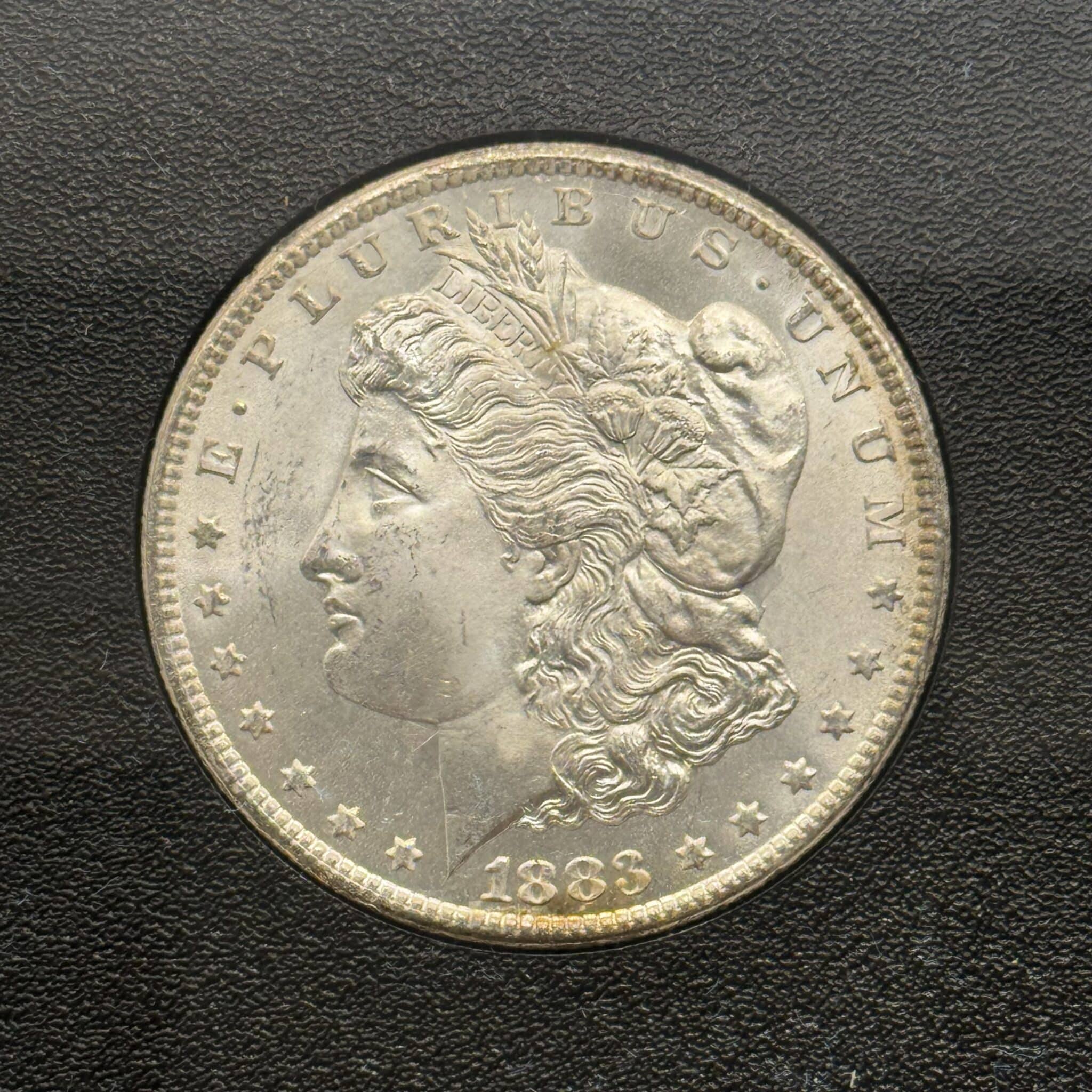 USA, Morgan dollar 1883 CC, Carson City, KM 110, Kva. 0 / UNC - Image 2