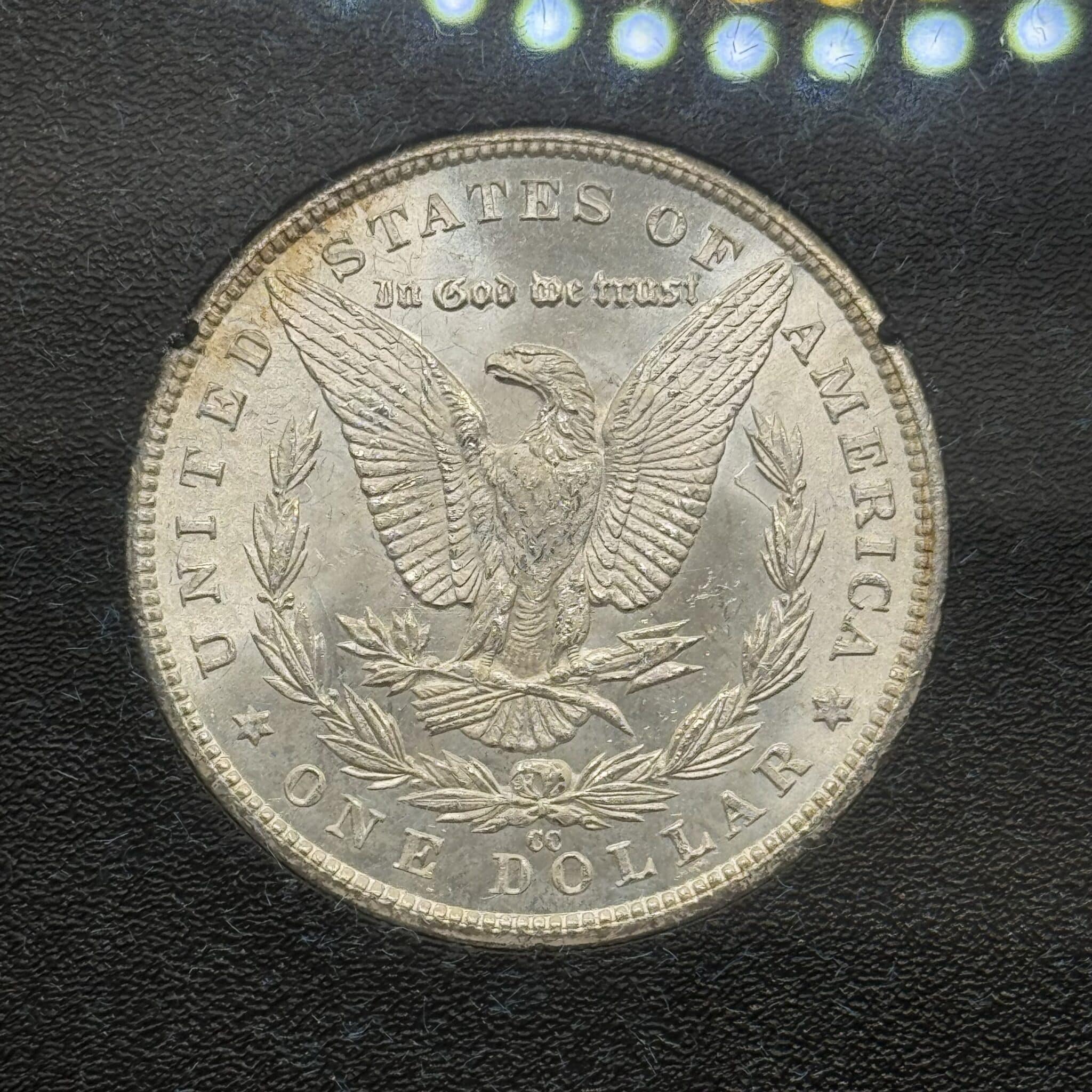 USA, Morgan dollar 1883 CC, Carson City, KM 110, Kva. 0 / UNC - Image 3