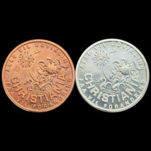 Christiania, Fed Sæt 2020, Sølv og Kobber, Nr. 183, Kva. 0
