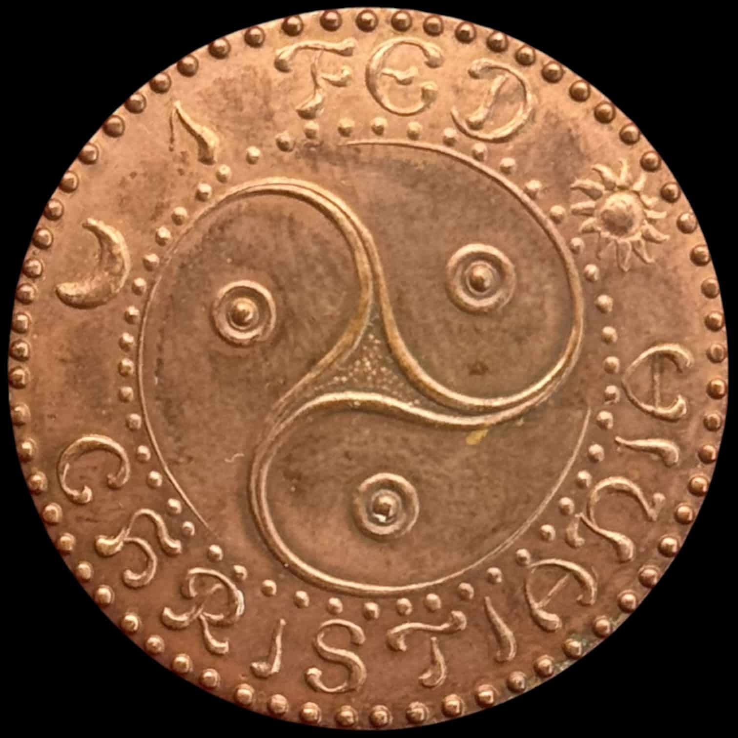 Christiania, Fed 1977, Kobber, Sieg 2.1, Kva. 0-01