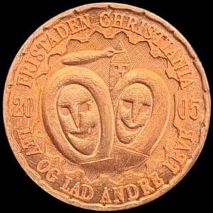 Christiania, løn 2005, Kobber, Sieg 9.1, slået i 0 grader, Kva. 0