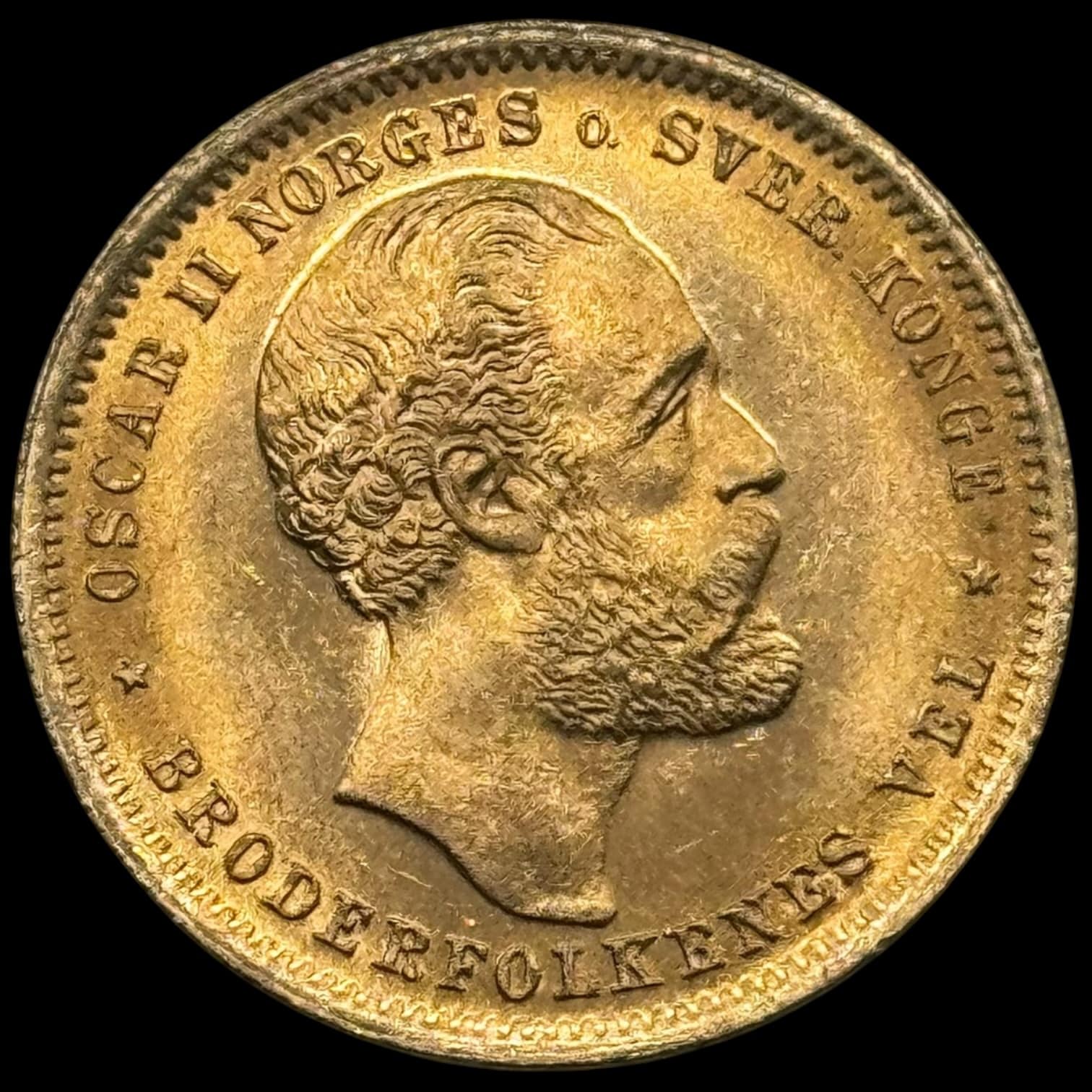Norge, 20 kroner 1902, Oscar II, Sieg 104, NM 9, Kva. 0-01 - Image 2