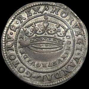 1651, krone, Fre.III, Sieg 42.2, Hede 84A, Aag. 3.8, Kva. 1+-01