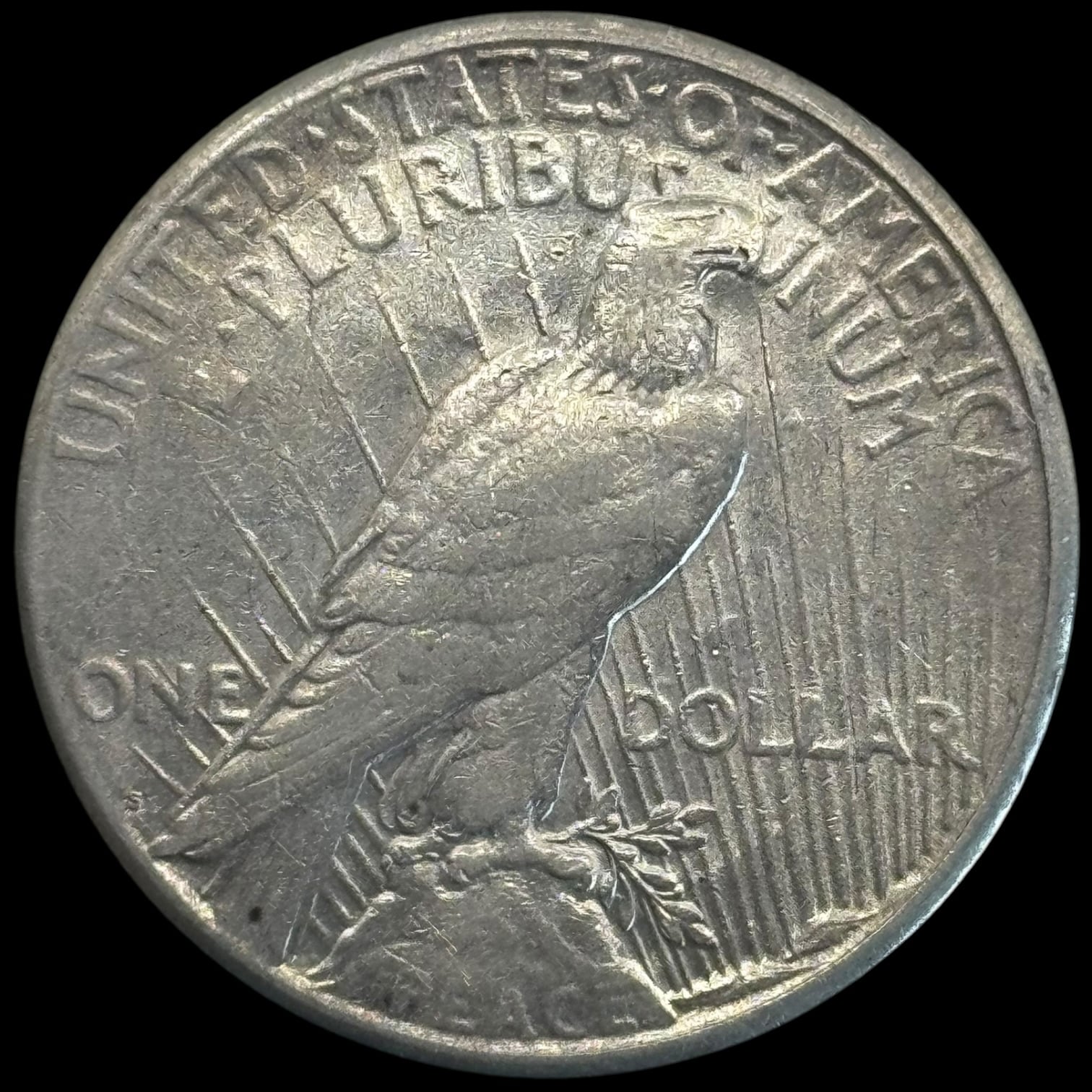 USA, Peace Dollar 1924 S, KM 150, Kva. 1+ - Image 2