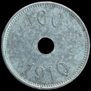 Grønland, 100 øre 1910, Thule Kap York, Sieg 6.3, Kva. 1+-01