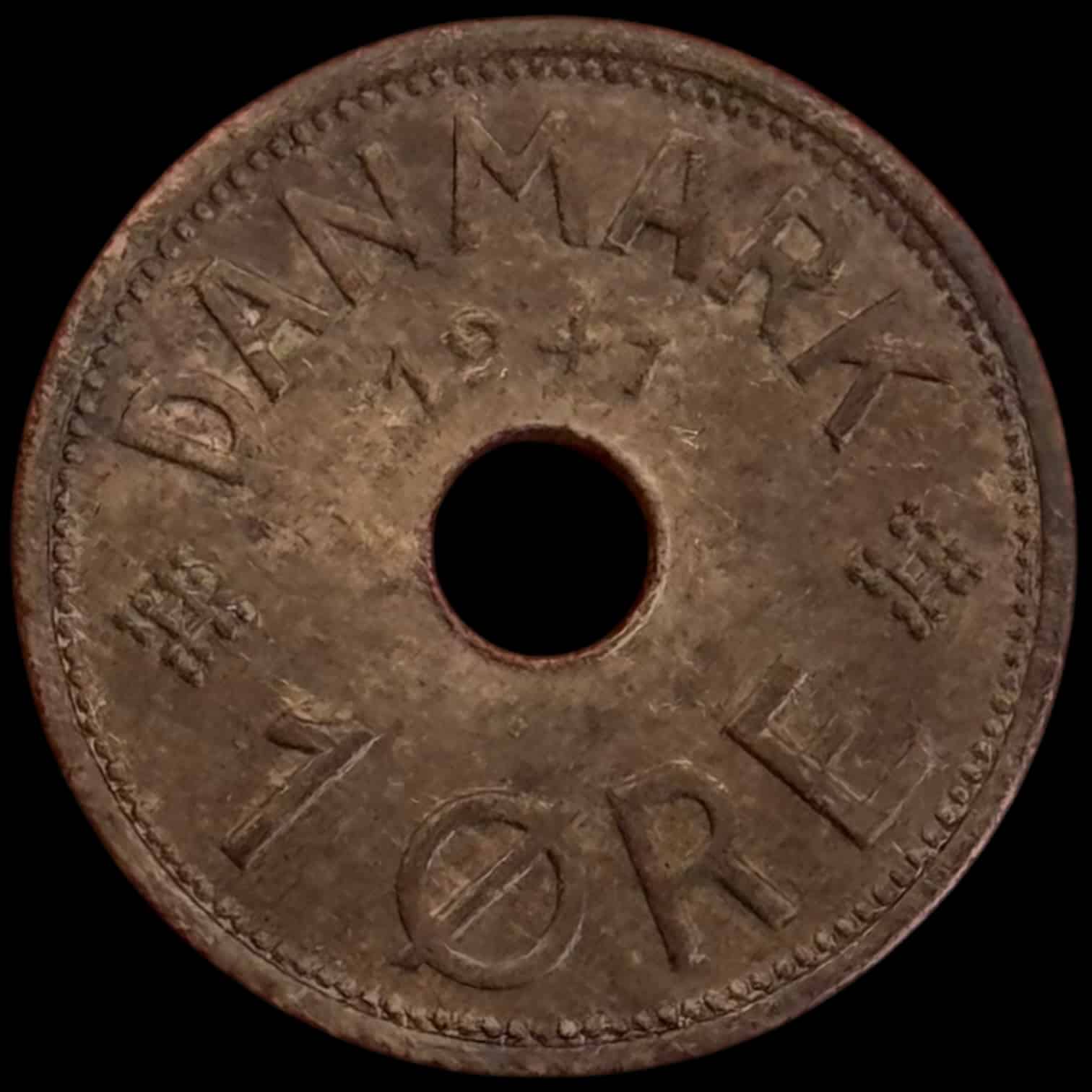 Færøerne, 1 øre 1941, Sieg 1, Hede 30C, Kva. 0-01