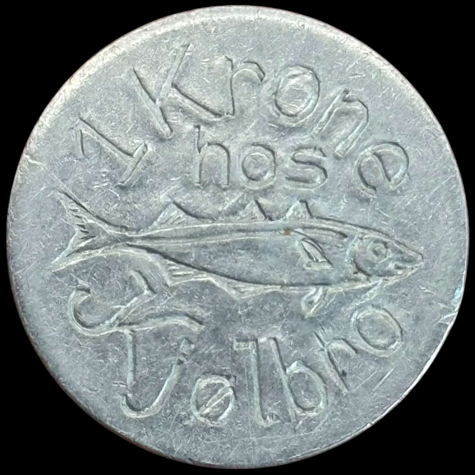 Færøerne, 1 kroner J. F. Kjølbro, Klaksvig, Sieg 2.4, Kva. 01