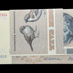 Bundt "10 stk" 20 krone 1988 C7, Herly/R. Mikkelsen, Sieg 140, DOP 149, Pick 49, Kva. 0 "Fortløbende nr."