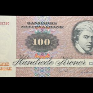 100 kroner 1983 C3, Billestrup/O. Thomasen, Nr. 5138250, Sieg 142, DOP 151, Pick 51, Kva. 0
