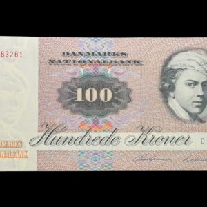 100 kroner 1981 C1, Billestrup/Svend Andersen, Nr. 6163261, Sieg 142, DOP 151, Pick 51, Kva. 0