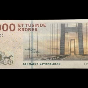1000 kroner 2012 A3, Lars G. Sørensen/Hugo Frey Jensen, Nr. 585810G, Sieg 160, Pick 69, Kva. 0