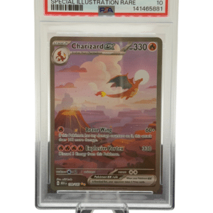 Pokemon TCG, 2023 Pokemon, Scarlet and Violet, 151, Special Illustration Rare, Charizard Ex #199, PSA 10