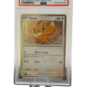 Pokemon TCG, 2025 Pokemon, Scarlet & Violet, Black Star Promos, Eevee, Cosmos/(Destined Rivals Single Blister Pack) #200, PSA 10, POP 197