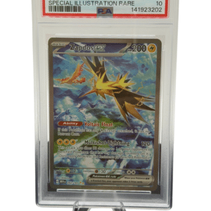 Pokemon TCG, 2023 Pokemon, Scarlet and Violet, 151, Special Illustration Rare, Zapdos Ex #202, PSA 10