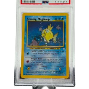 Pokemon TCG, 2001 Pokemon, Neo Revelation, Holo, Shining Magikarp #66, PSA 9, POP 874