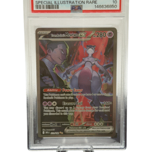 Pokemon TCG, 2025 Pokemon, Scarlet and Violet, Destined Rivals, Special Illustration Rare, Team Rocket's Mewtwo Ex #231, PSA 10