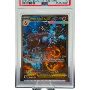 Pokemon TCG, 2025 Pokemon, Mega Evolution, Phantasmal Flames, Special Illustration Rare, Mega Charizard X Ex #125, PSA 10