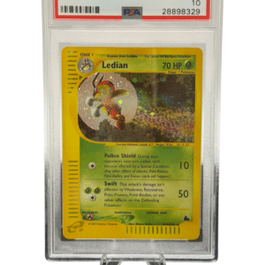 Pokemon TCG, 2003 Pokemon, Skyridge Holo, Ledian #H14, PSA 10, POP 137