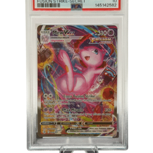 Pokemon TCG, 2021 Pokemon, Sword and Shield, Fusion Strike, Secret Rare, Mew Vmax #269, PSA 10