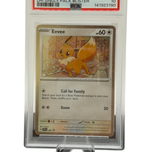 Pokemon TCG, 2025 Pokemon, Scarlet & Violet, Black Star Promos, Eevee, Cosmos/(Destined Rivals Single Blister Pack) #200, PSA 10, POP 197