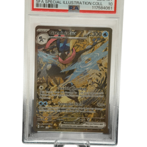 Pokemon TCG, 2024 Pokemon, Scarlet and Violet, Black Star Promo, Shrouded Fable, Special Illustration Collection, Greninja Ex #132, PSA 10
