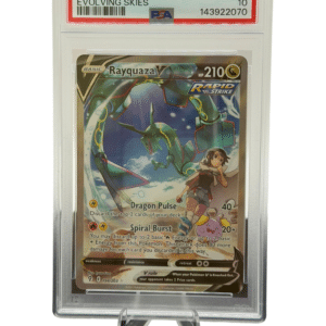 Pokemon TCG, 2021 Pokemon, Sword and Shield, Evolving Skies, Rayquaza V #194, PSA 10, POP 9.317