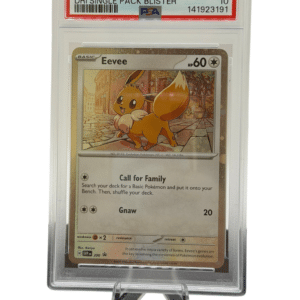 Pokemon TCG, 2025 Pokemon, Scarlet & Violet, Black Star Promos, Eevee, Cosmos/(Destined Rivals Single Blister Pack) #200, PSA 10, POP 197