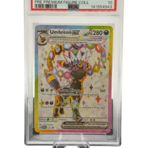 Pokemon TCG, 2025 Pokemon, Scarlet and Violet, Prismatic Evolutions, Premium Figure Collection, Umbreon Ex #176, PSA 10