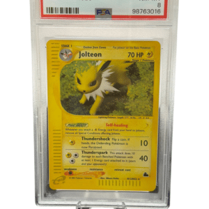 Pokemon TCG, 2003 Pokemon, Skyridge, Holo, Jolteon #H12, PSA 8, POP 132