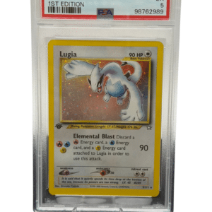 Pokemon TCG, 2000 Pokemon, Neo Genesis 1st Edition, Holo, Lugia #9, PSA 5, POP 714