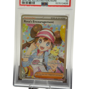 Pokemon TCG, 2026, Perfect Order – Por En – English, Speciel Illustration Rare, Holo, Rosa's Encouragement #123, PSA 10