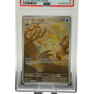 Pokemon TCG, 2023 Pokemon, Scarlet and Violet, 151, Illustration Rare, Omanyte #180, PSA 10, POP 1.539