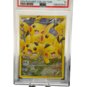 Pokemon TCG, 2016 Pokemon XY, Generations Radiant Collection, Pikachu #RC29, PSA 10, POP 455