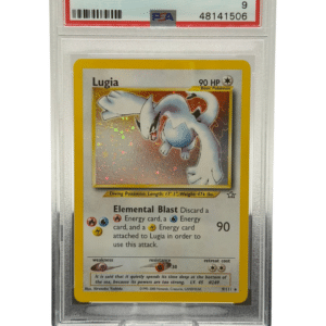 Pokemon TCG, 2000 Pokemon Neo Genesis Holo Lugia #9, PSA 9, POP 495