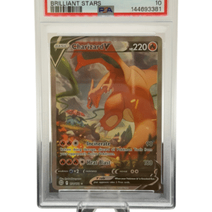 Pokemon TCG, 2022 Pokemon, Sword and Shield, Brilliant Stars, Charizard V #154, PSA 10