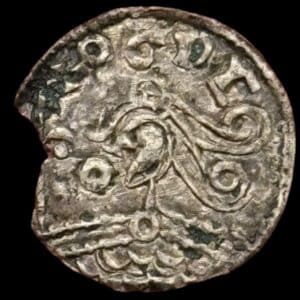 1047-1074, penning, Randers, Svend Estridsen, Hbg. 65, 0,54 g, Kva. 1+, kantmangel, sjælden