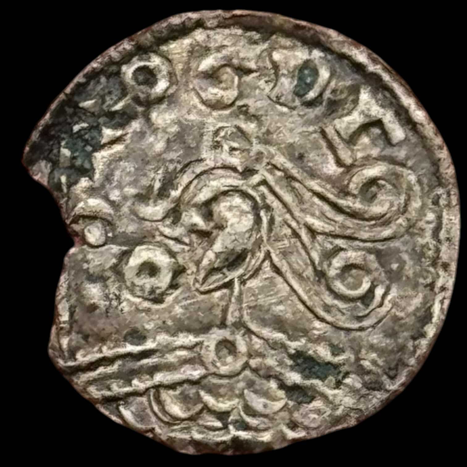 1047-1074, penning, Randers, Svend Estridsen, Hbg. 65, 0,54 g, Kva. 1+, kantmangel, sjælden