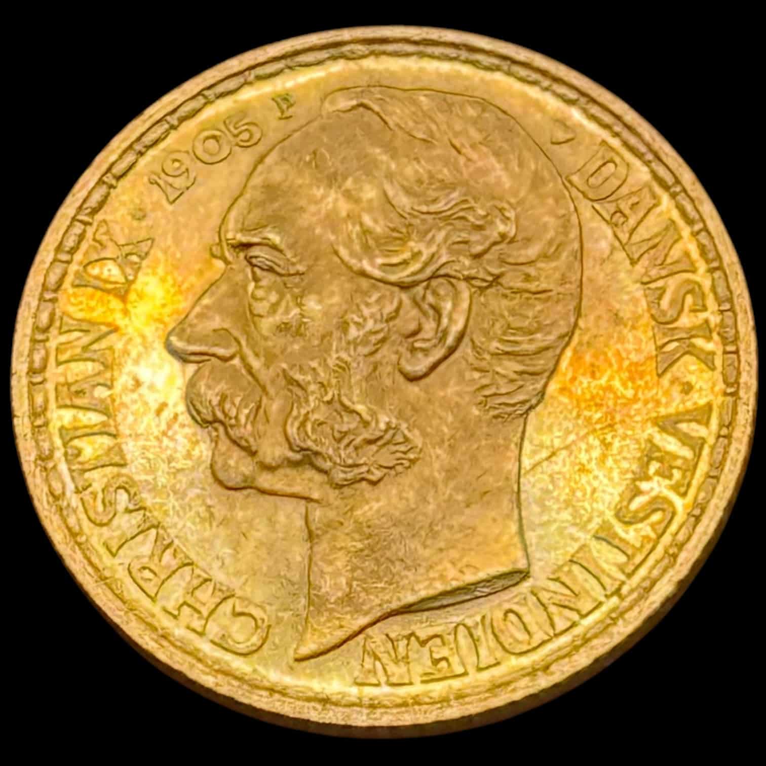 Dansk Vestindien, 4 daler / 20 Francs 1905, Chr.IX, Sieg 31, Hede 30, KM 72, Kva. 0-01 "Medlajeprægskarakter" - Image 4