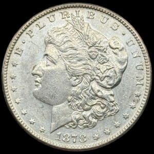 USA, Morgan dollar 1878 S, KM 110, Kva. 0-01