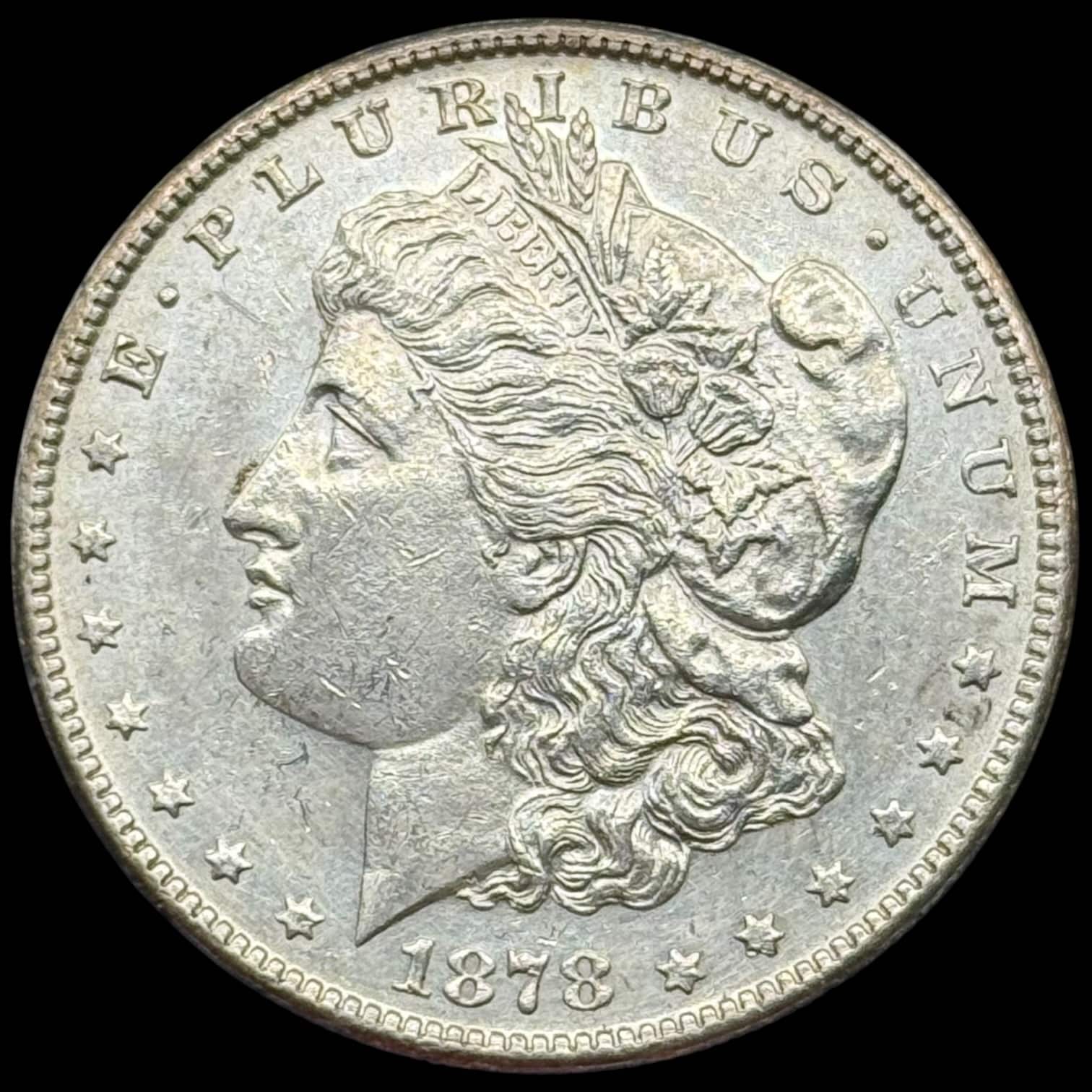 USA, Morgan dollar 1878 S, KM 110, Kva. 0-01