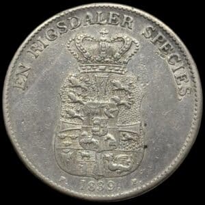 1839 FF, 1 speciedaler, Fre.VI, Sieg 30.4, Hede 26D, Kva. 1+