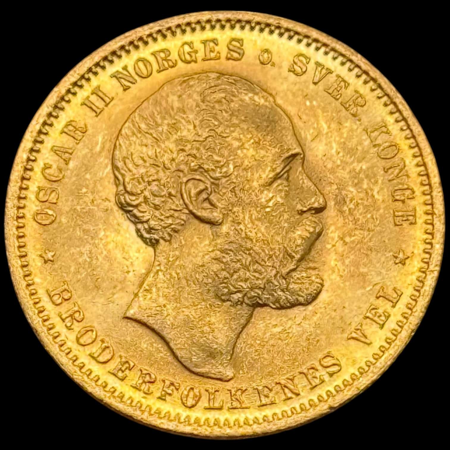 Norge, 20 kroner 1878, Oscar II, Sieg 104, NM 5, 8,96g, Au, Kva. 0-01 - Image 4