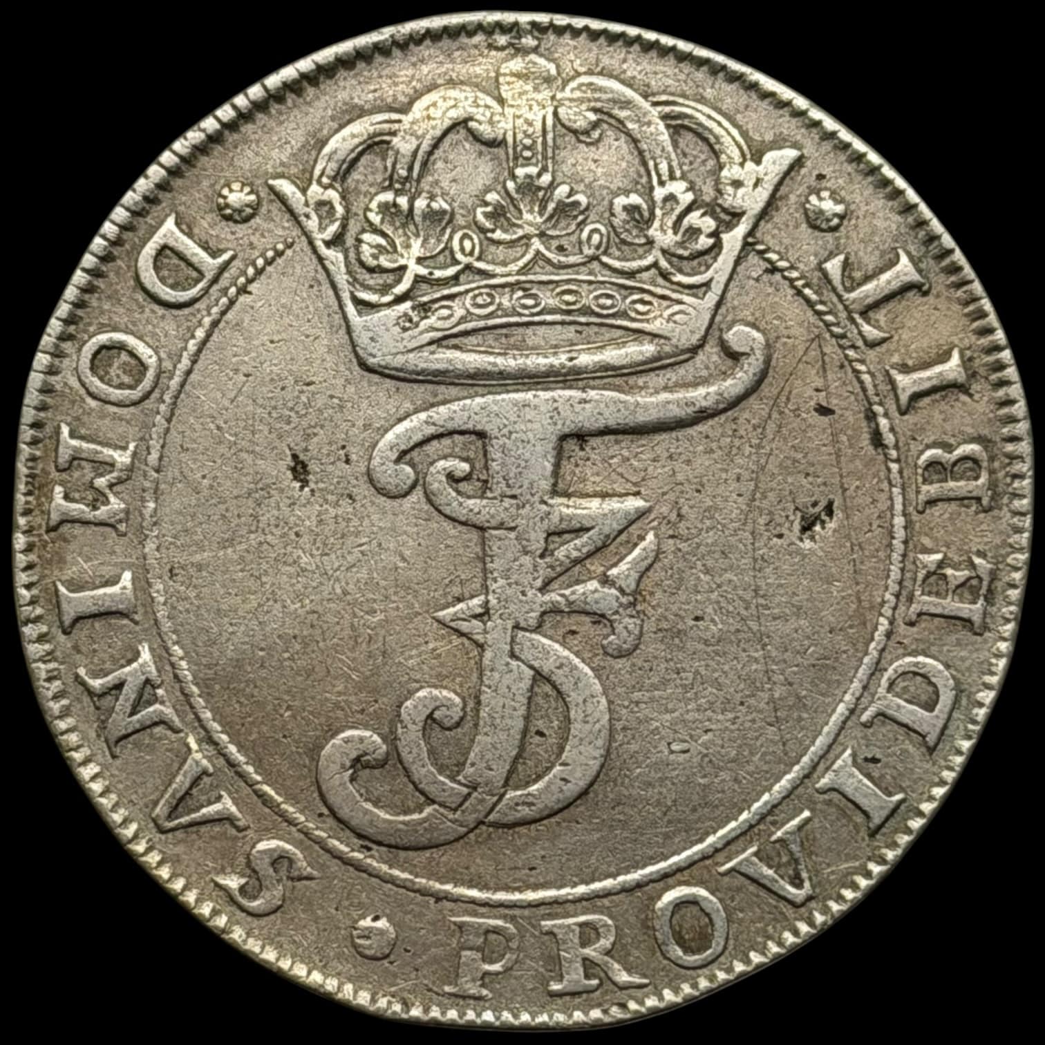 1666, 4 mark / krone, Fre.III, Sieg 59.1, Hede 113A, Aag. 105.1, Kva. 1-1+ - Image 2