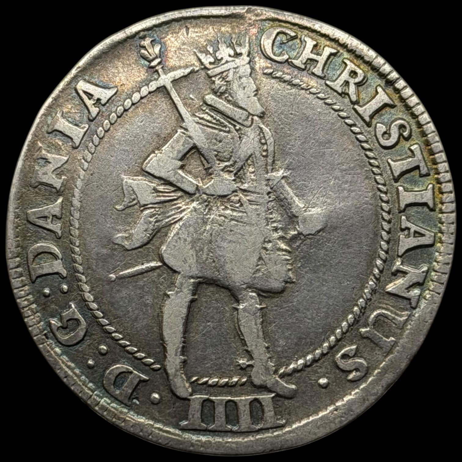 1618, 1 krone, Chr.IV, Sieg 84.1, Hede 106A, Kva. 1+-1 - Image 2