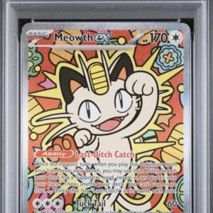 Pokemon TCG, 2026 Pokemon Perfect Order Special Illustration Rare Meowth Ex #121 PSA 10